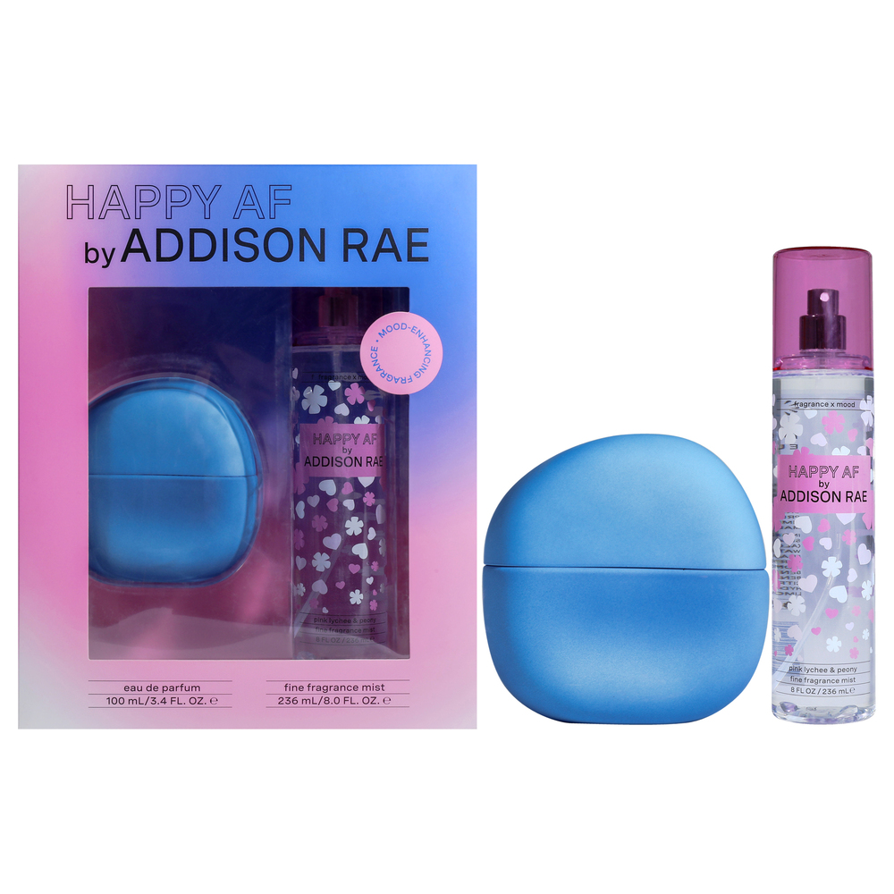 Happy AF by Addison Rae for Women - 2 Pc Gift Set 3.4oz EDP Spray,